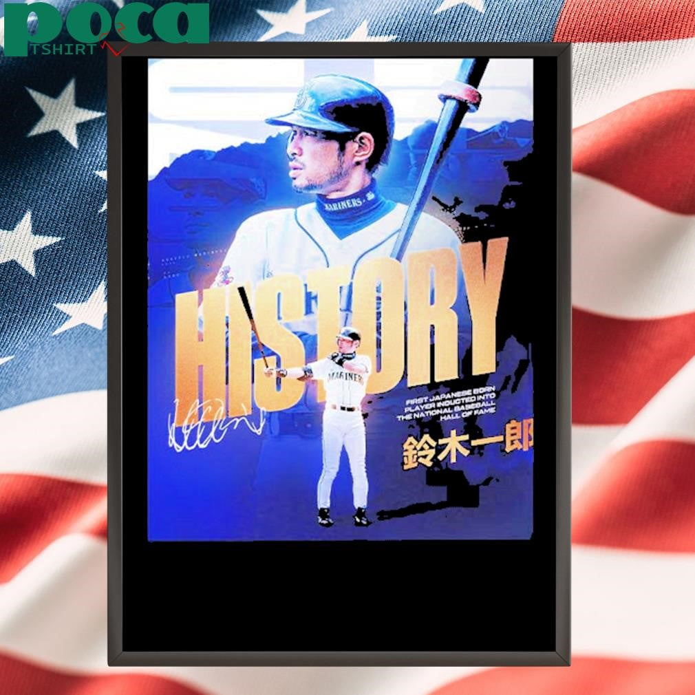 Ichiro Suzuki First Japanese Born Player Inducted Into The Hall Of Fame 2025 Unisex T-Shirt