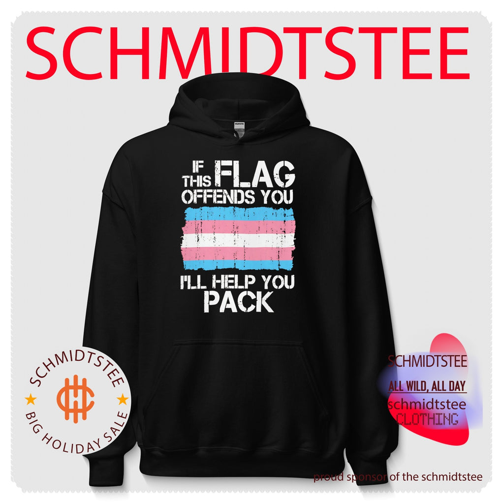 If This Trans Flag Offends You I Will Help You Pack Pride shirt