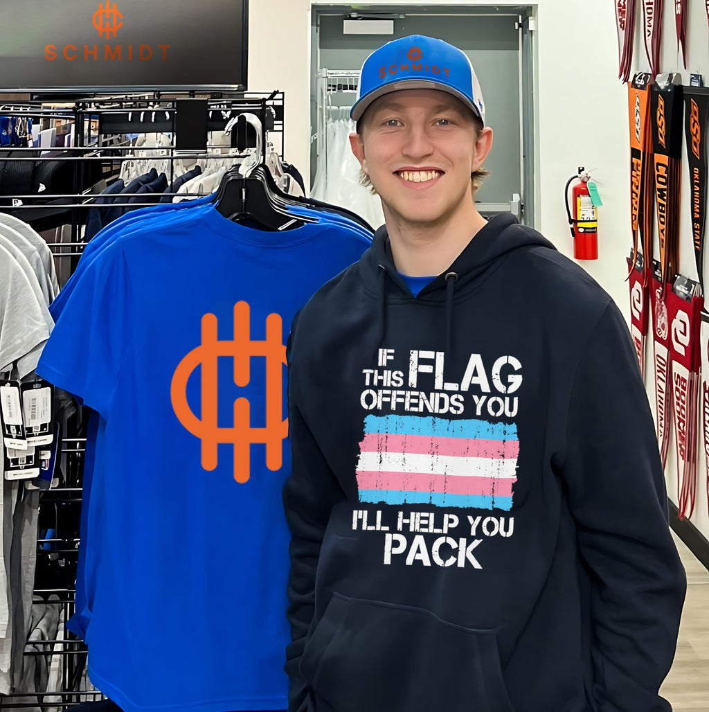 If This Trans Flag Offends You I Will Help You Pack Pride shirt