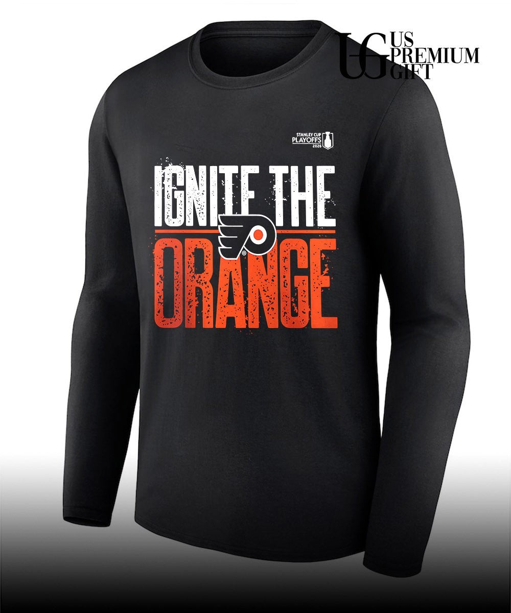 Ignite The Orange Philadelphia Flyers NHL 2026 Stanley Cup Playoffs slogan shirt
