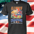 Illinois Fighting Illini Cheezit Citrus Bowl 2024 Champions Celebrating T-Shirt