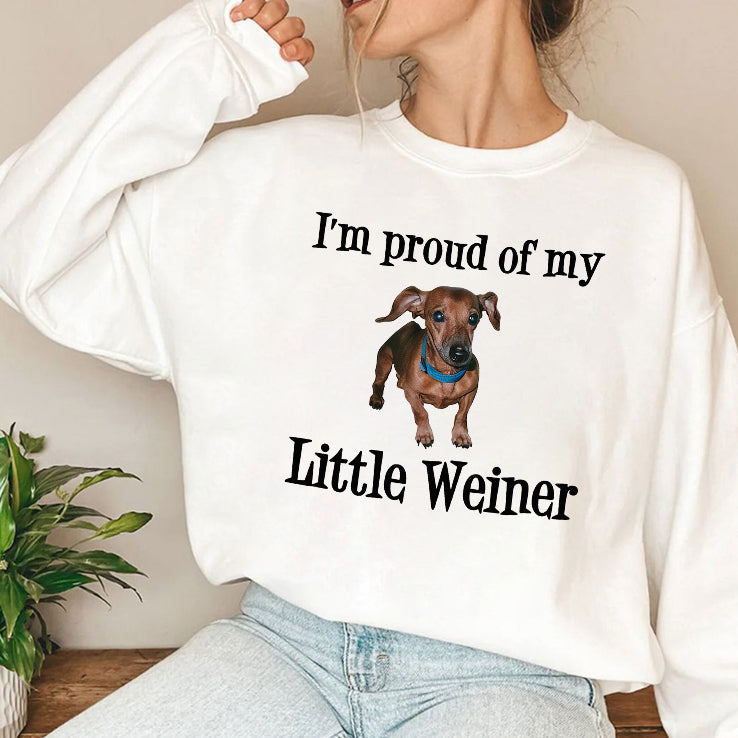 I’m Proud Of My Little Weiner Funny Wiener Dog Shirt
