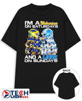 I’m a Wolverines on Saturdays and a Lions on Sundays graphic shirt