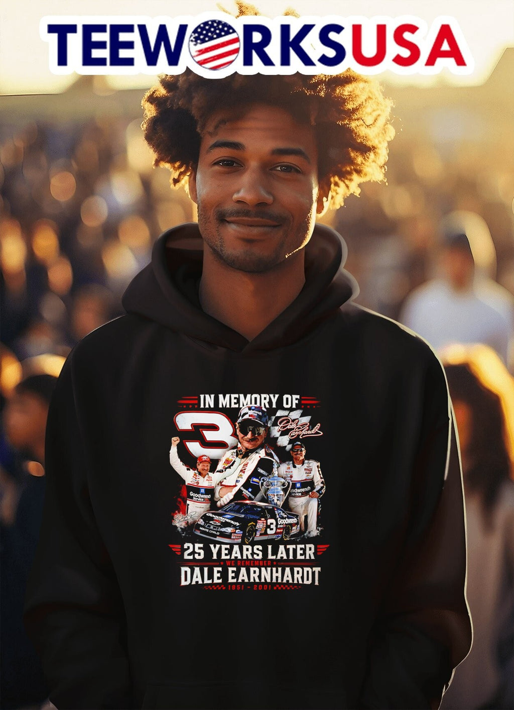 In Memory Of 3 25 Years Later We Remember Dale Earnhardt 1951 2001 Shirt