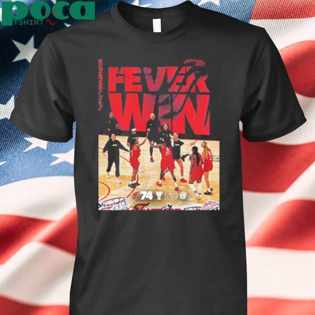Indiana Fever The Champions WNBA 2025 Commissioner’s Cup Fever Win Unisex T-Shirt