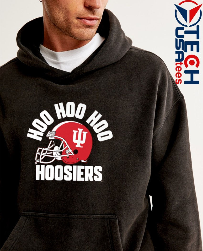 Indiana Football Hoo Hoo Hoo Hoosiers helmet shirt