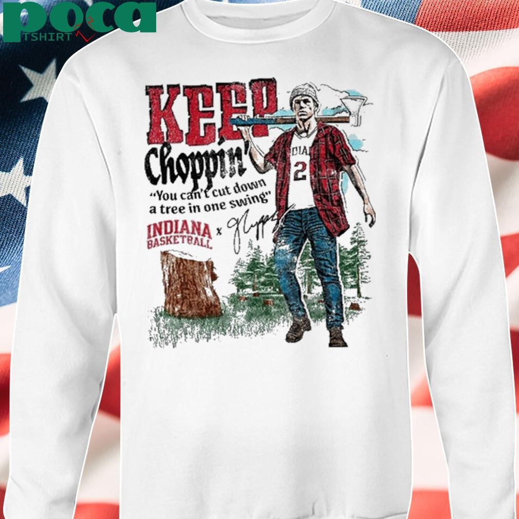 Indiana Keep Choppin’ Illustrated New shirt