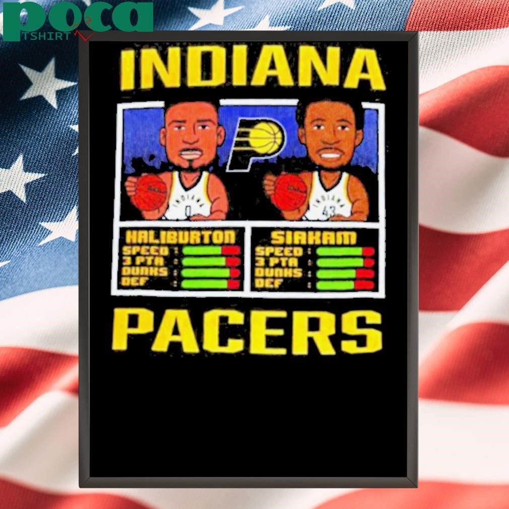 Indiana Pacers NBA Jam Haliburton vs Siakam shirt