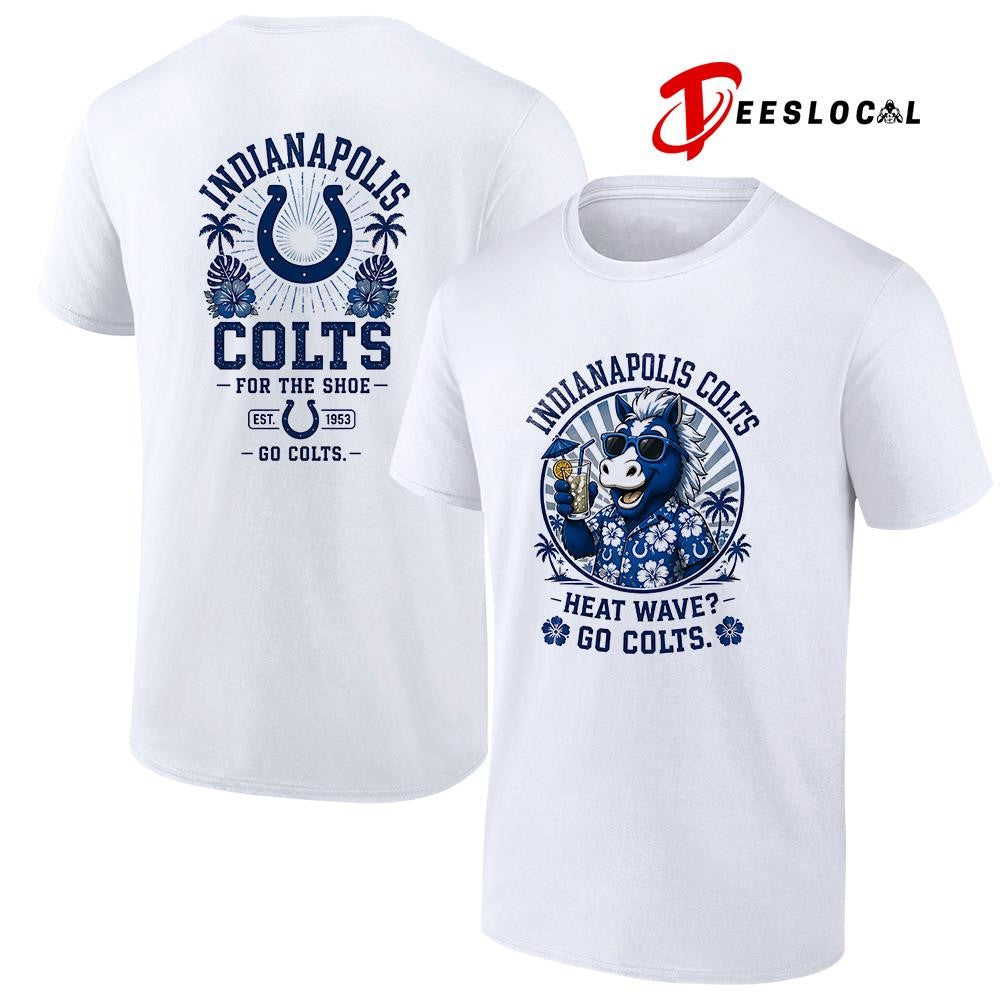 Indianapolis Colts heat wave beach vibes mascot shirt