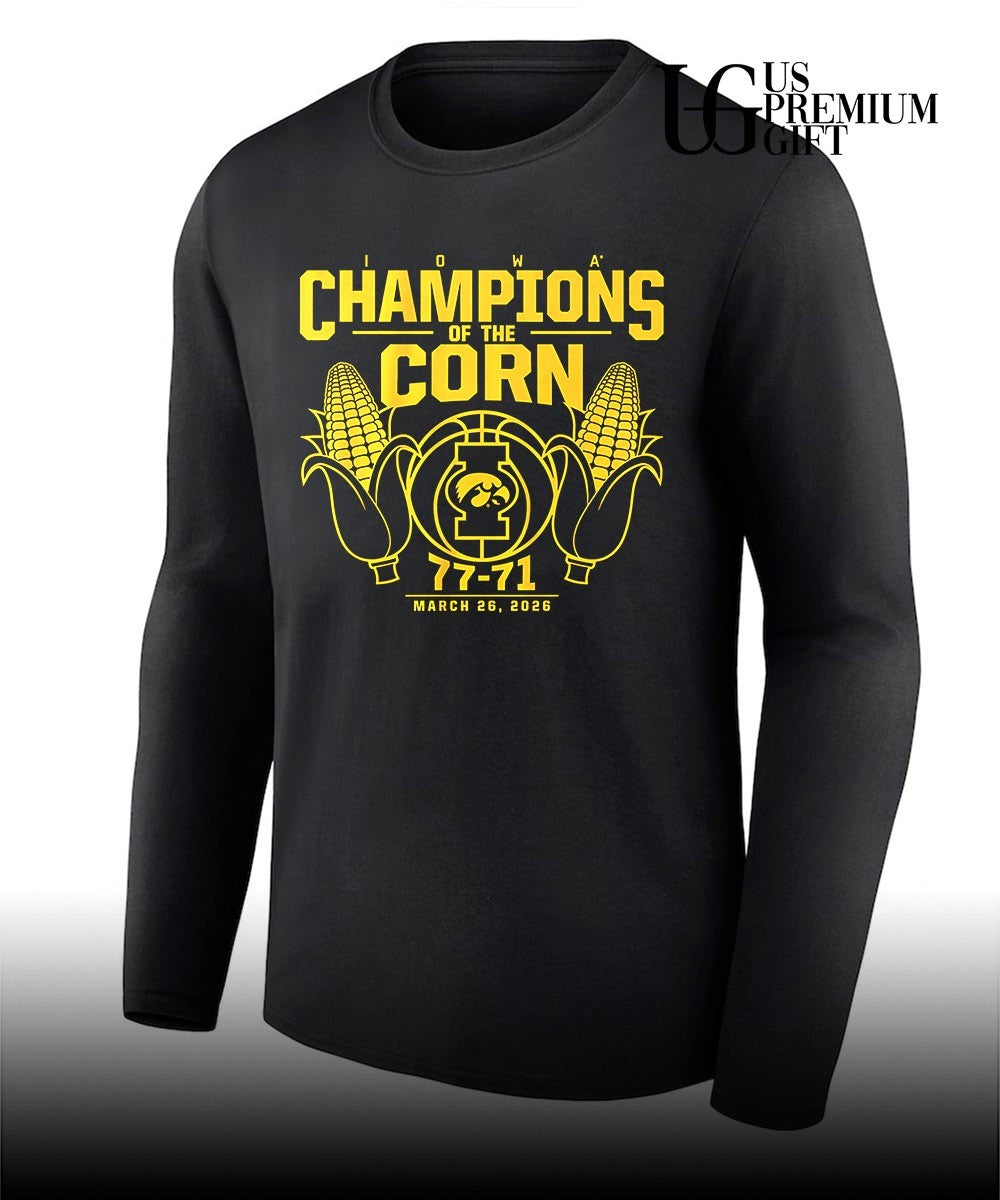 Iowa Hawkeyes Men’s Basketball Champions Of The Corn 2026 shirt