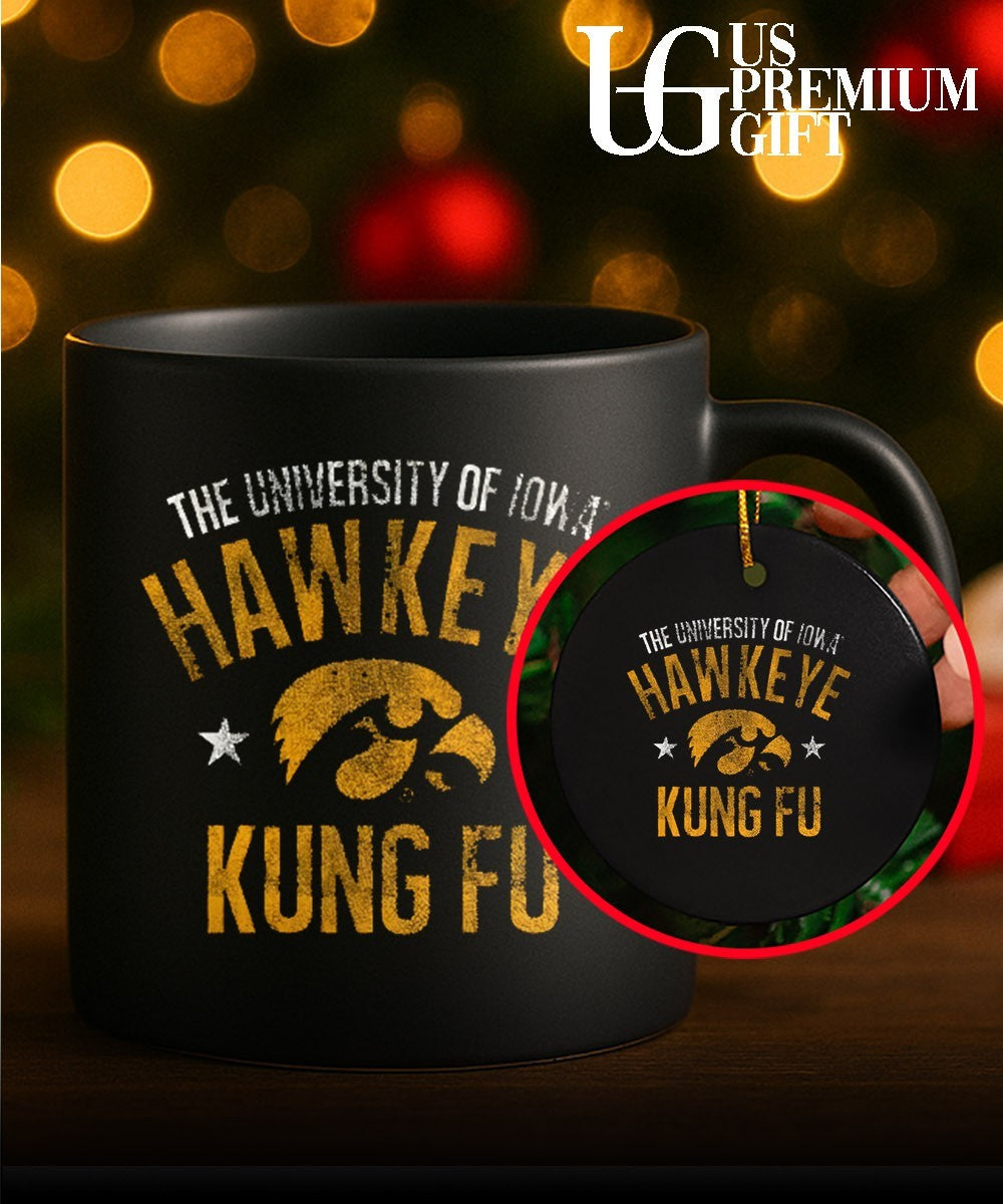 Iowa Hawkeyes NCAA The University of Iowa Hawkeye Kung Fu shirt