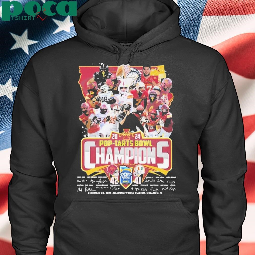 Iowa State 42-41 Miami Pop-starts Bowl Champions December 28 2024 Shirt