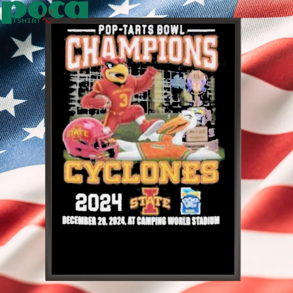 Iowa State Cyclones Pop Tarts Bowl Champions 2024 T Shirt