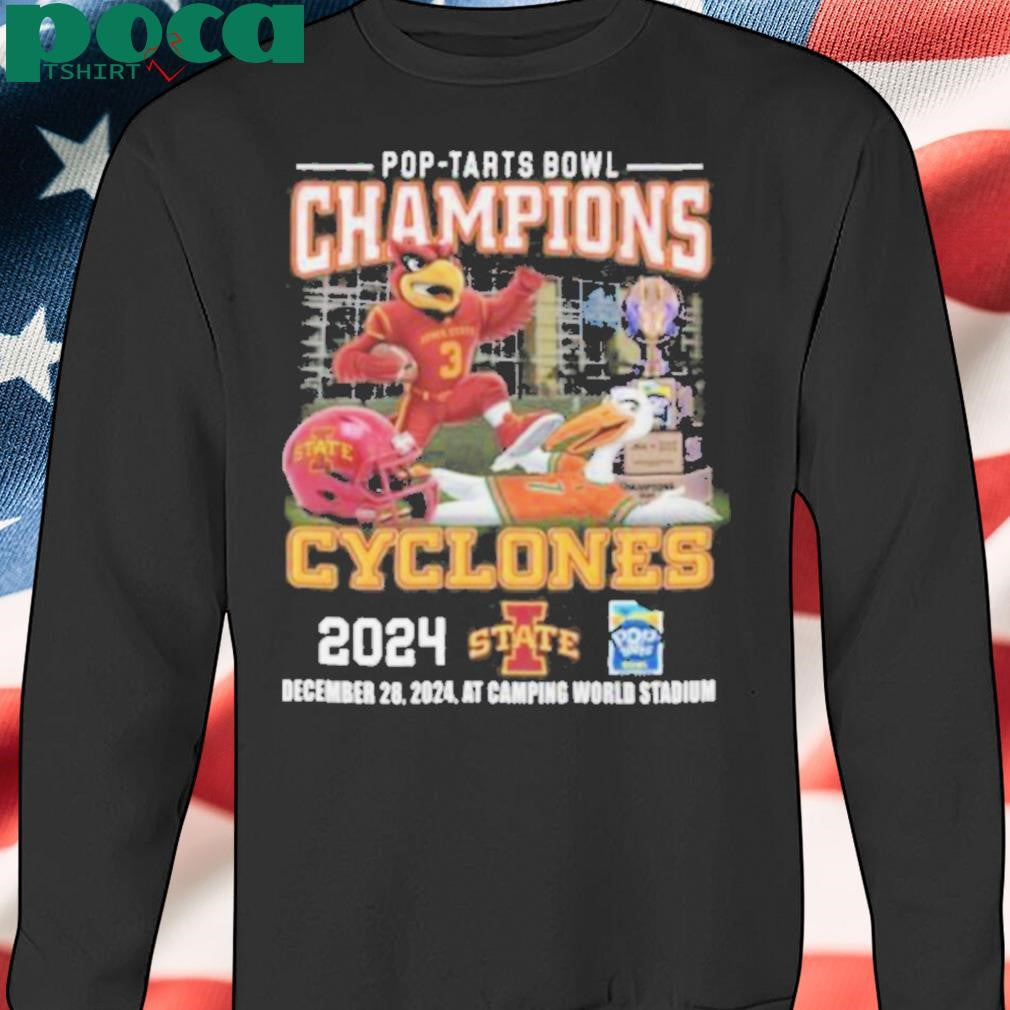 Iowa State Cyclones Pop Tarts Bowl Champions 2024 T Shirt