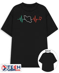 Iran Map heartbeat shirt