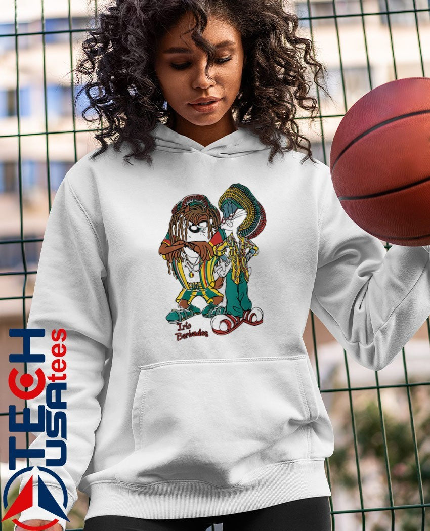 Irie Barbados Bugs Bunny and Taz Rasta shirt