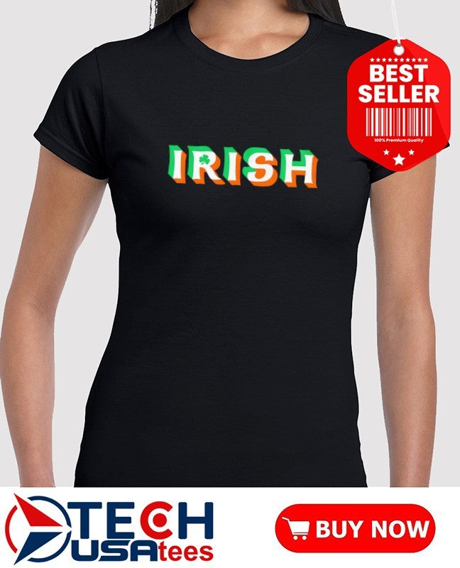 Irish drop shadow St. Patrick’s Day shirt