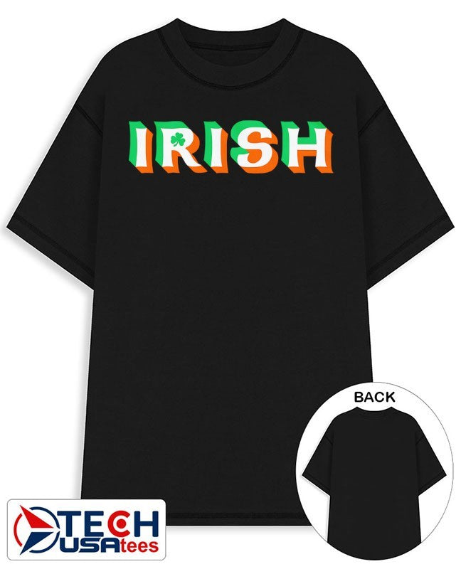 Irish drop shadow St. Patrick’s Day shirt
