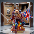 Iron Maiden 50th Anniversary Black Rum Collector’s Edition Whiskey Bottle