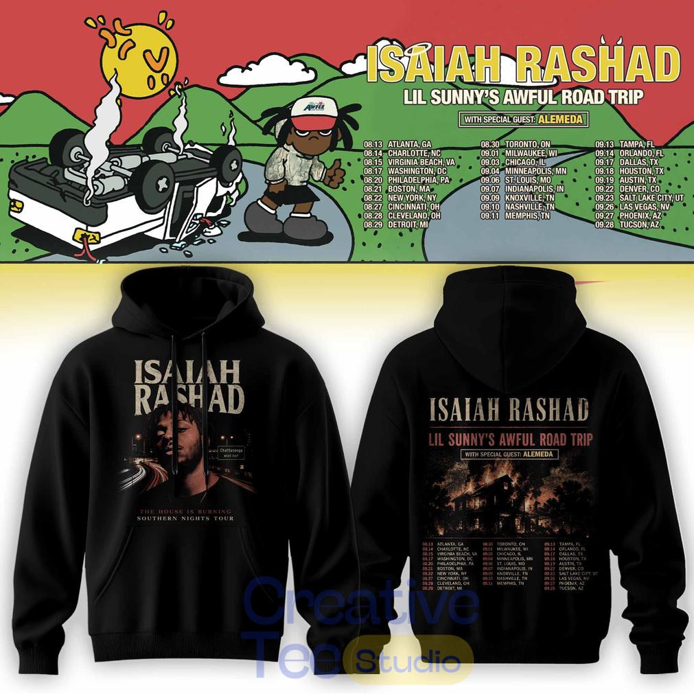 Isaiah Rashad Lil Sunny’s Awful Road Trip Tour Hoodie