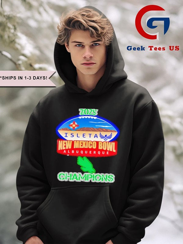 Isleta New Mexico Bowl 2025 North Texas Mean Green Champions T-shirt