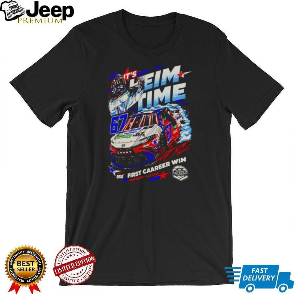It’s Heim Time Corey Heim First Cup Win shirt