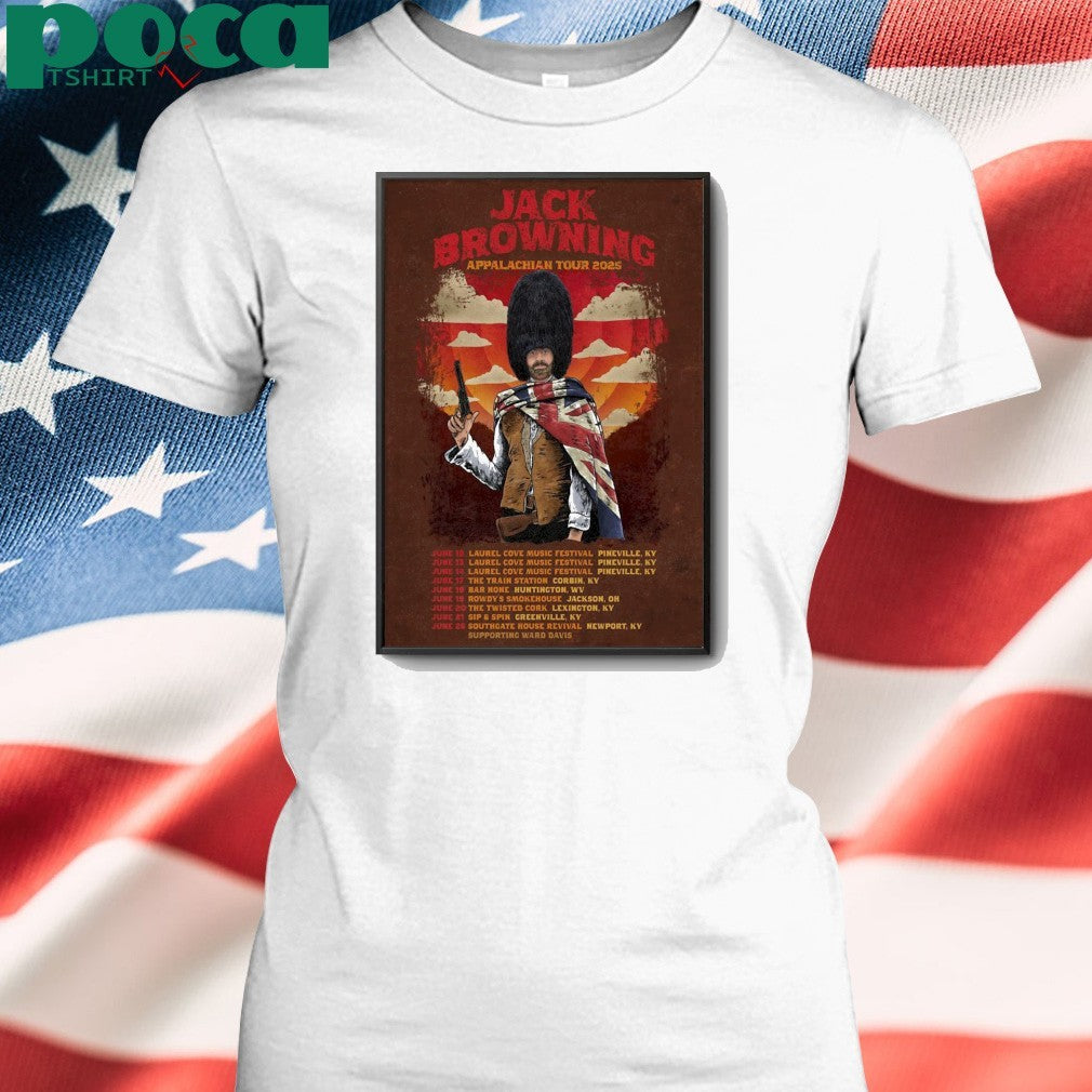 Jack Browning Appalachian Tour 2025 Poster shirt