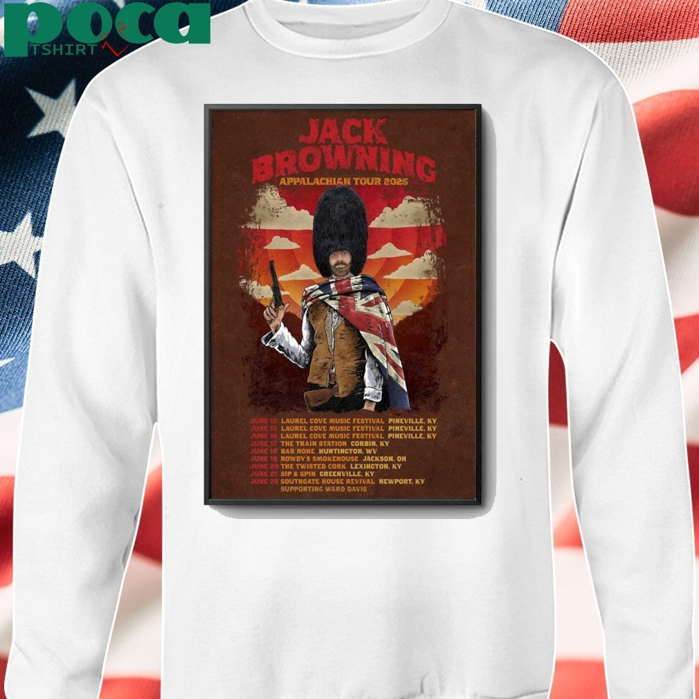 Jack Browning Appalachian Tour 2025 Poster shirt