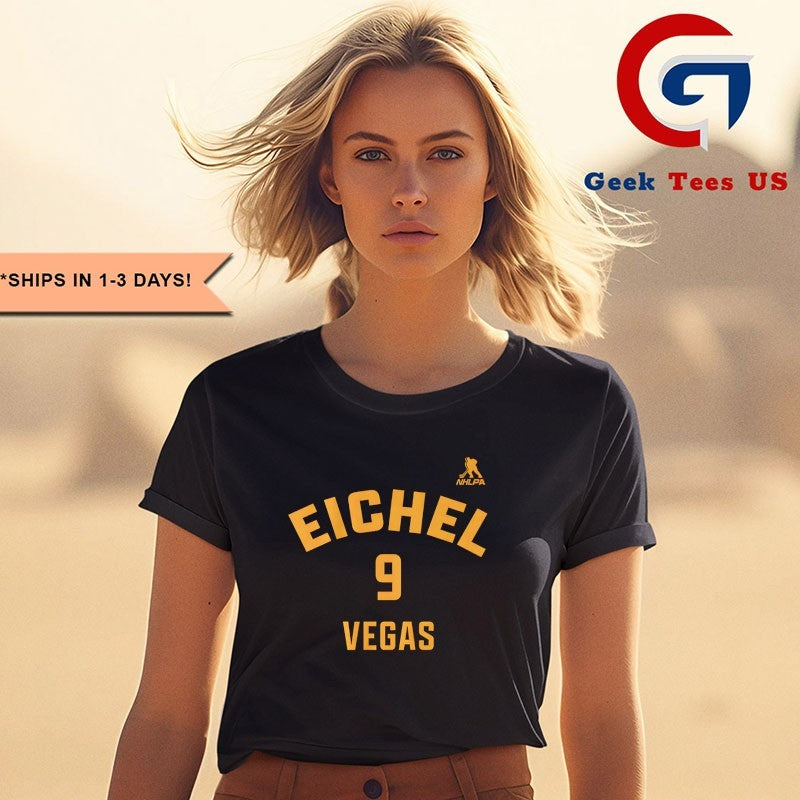Jack Eichel 9 player Vegas Golden Knights NHL shirt