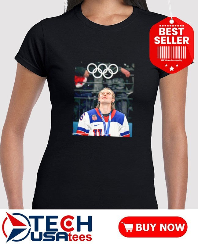 Jack Hughes USA Hockey 2026 World Champions shirt