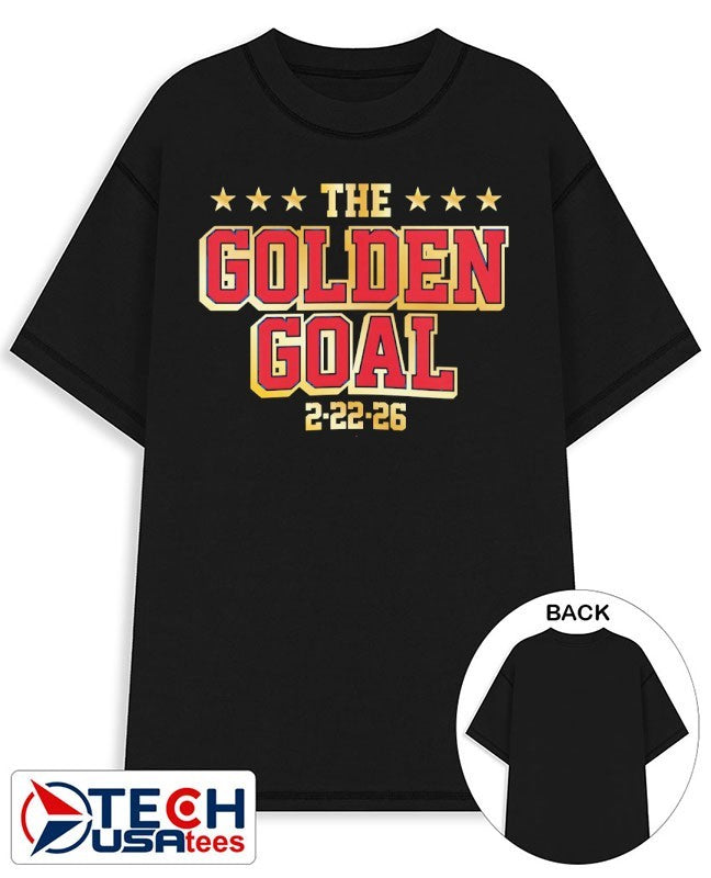 Jack Hughes USA Hockey The Golden Goal 2-22-26 shirt