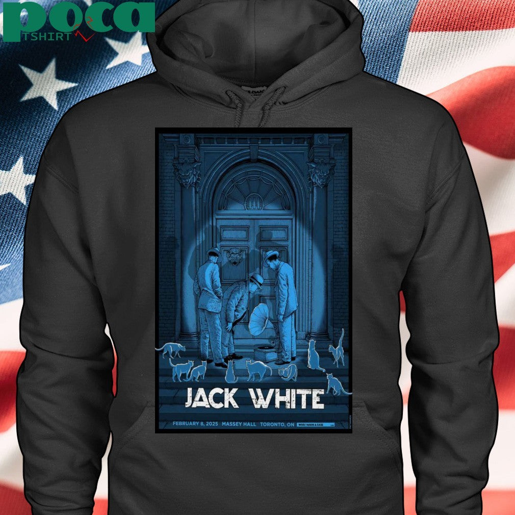 Jack White 02 8 2025 Massey Hall Toronto, ON Event Poster Shirt