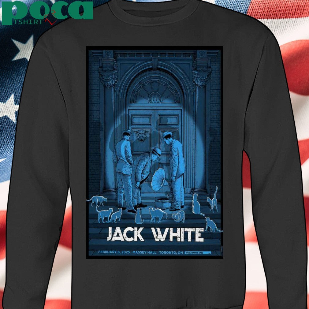 Jack White 02 8 2025 Massey Hall Toronto, ON Event Poster Shirt