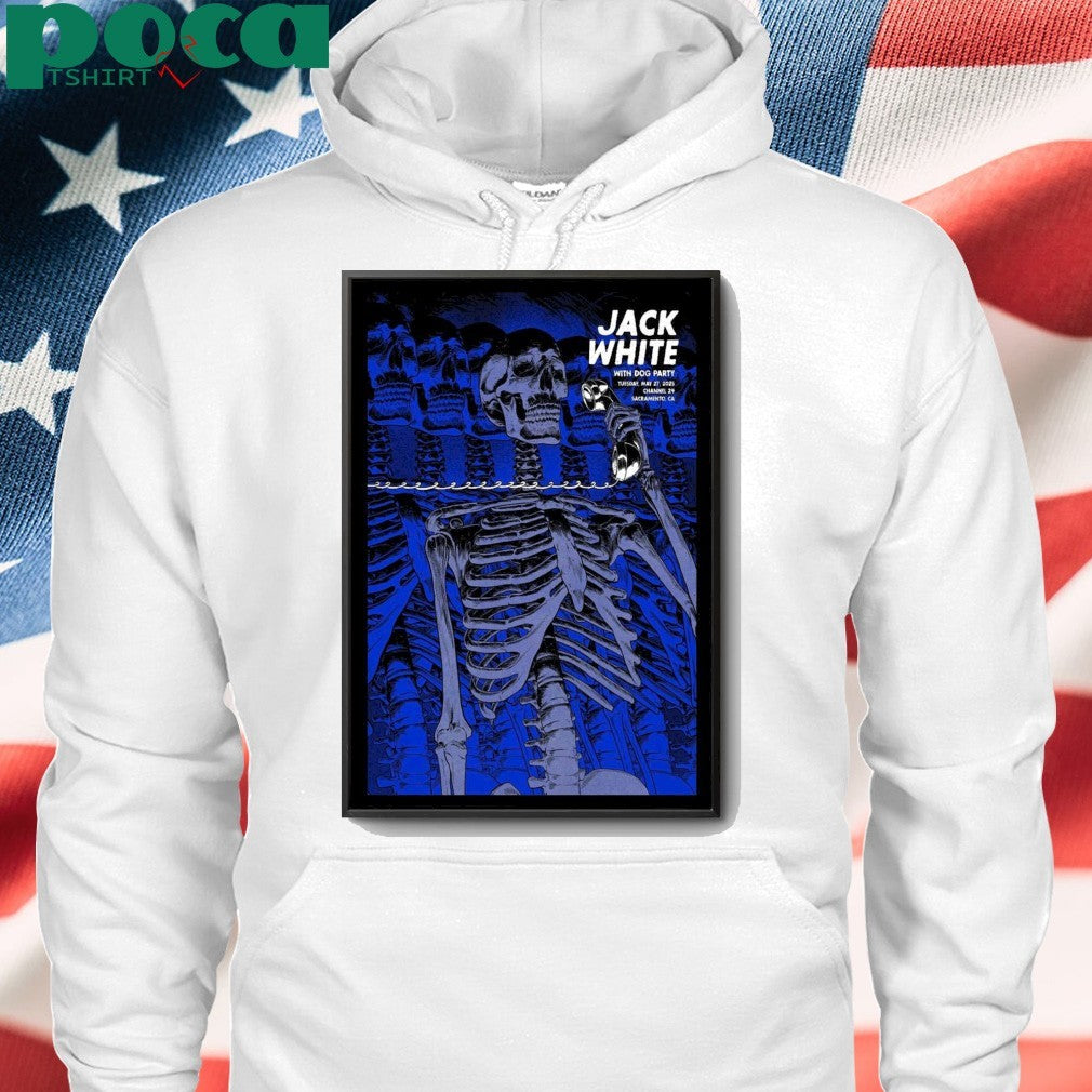 Jack White Sacramento, California 2025 Poster shirt
