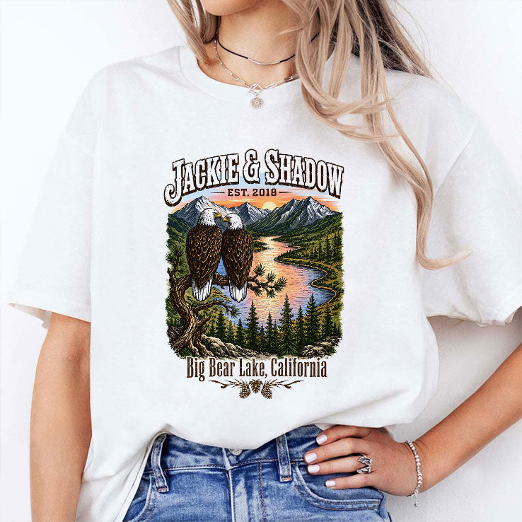 Jackie And Shadow Big Bear Lake Bald Eagle Nature T Shirt