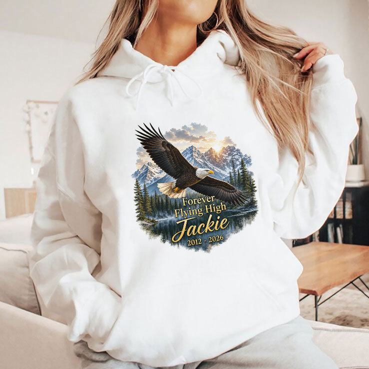 Jackie Bald Eagle Memorial Forever Flying High 2012 2026 T Shirt
