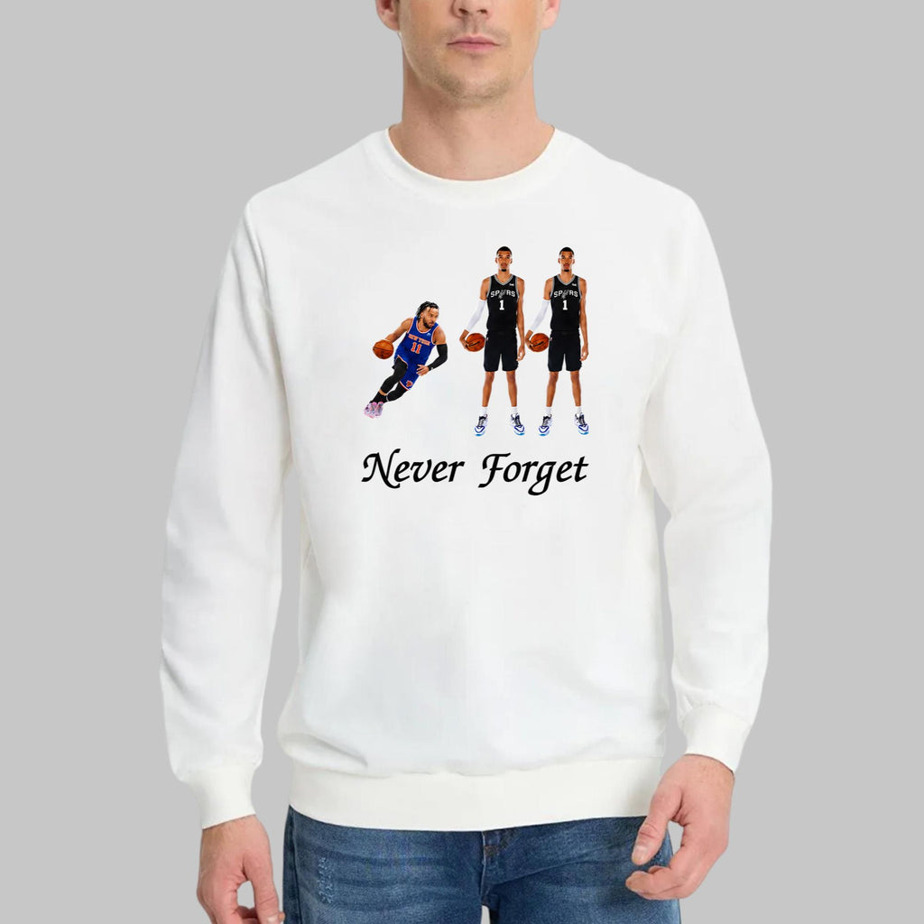 Jalen Brunson And Victor Wembanyama Never Forget Shirt