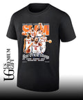 Jalen Brunson Josh Hart Karl-Anthony Towns Mikal Bridges New York 2026 Eastern Conference Champs celebrating basketball NBA Slam Year of the Dawgs graphic shirt