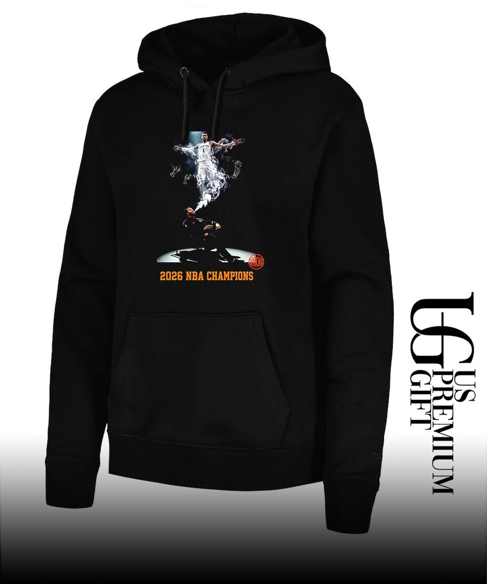 Jalen Brunson Knicks blow away Victor Wembanyama Spurs 2026 NBA Champions shirt