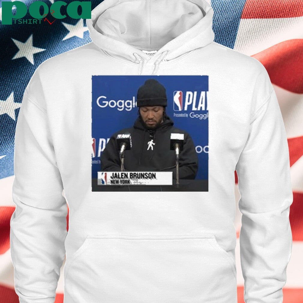 Jalen Brunson Press Conference Shirt