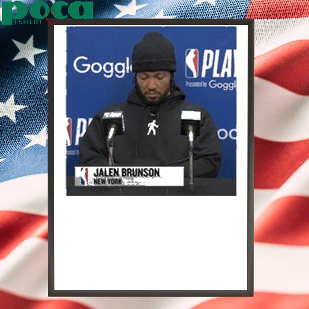 Jalen Brunson Press Conference Shirt