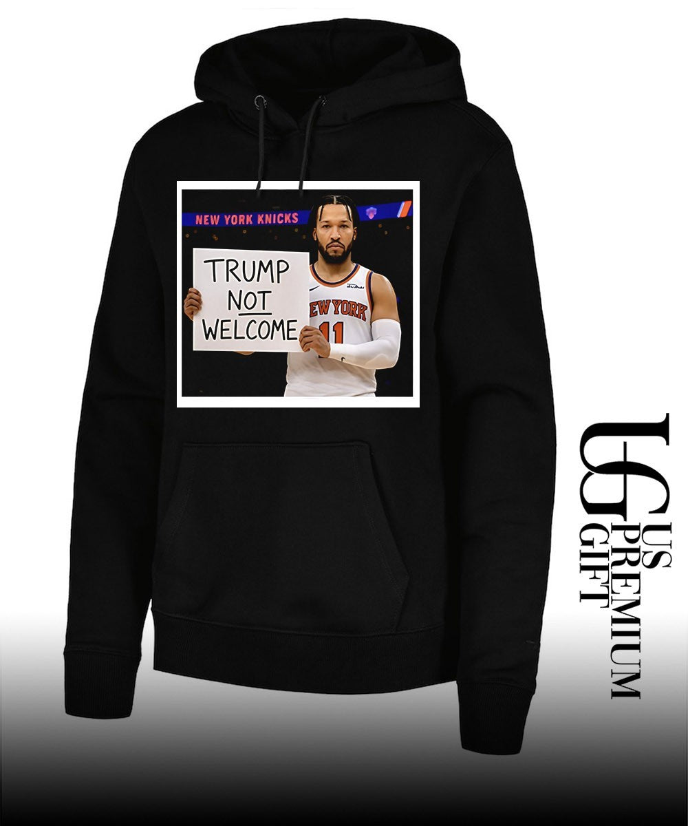 Jalen Brunson Trump Not Welcome Sign Anti Donald Trump Finals 2026 shirt
