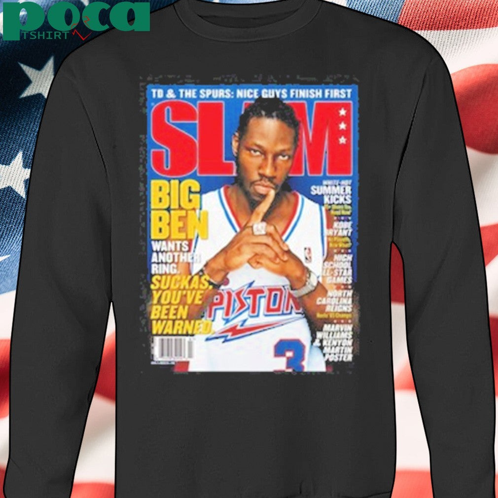Jalen Duren ben wallace slam shirt