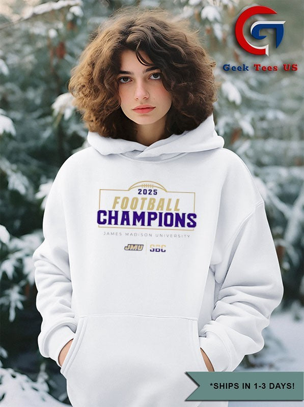 James Madison Dukes 2025 SBC football Champions shirt