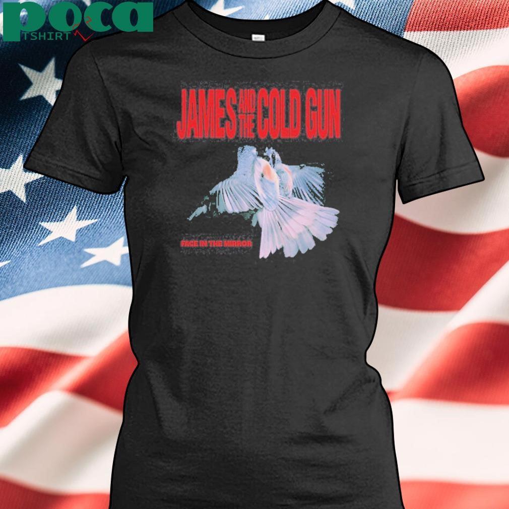 James and the Cold Gun Face in the Mirror New T-Shirt