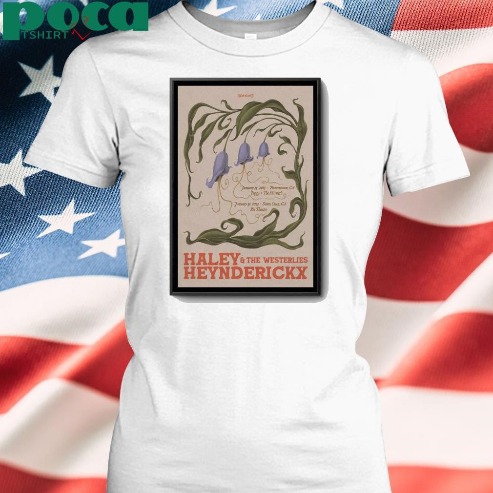 January 25, 2025 Haley Heynderickx & The Westerlies Pioneertown, PA Poster shirt
