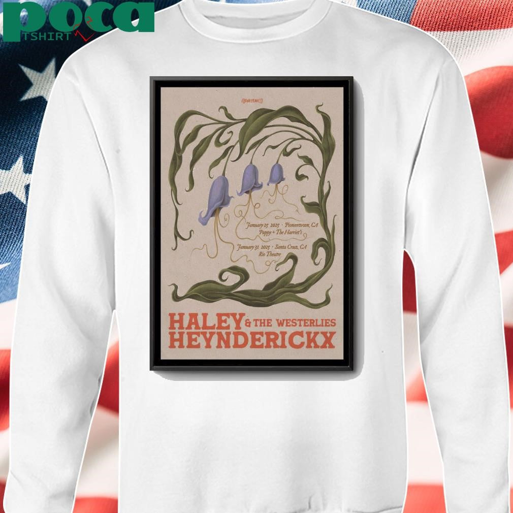 January 25, 2025 Haley Heynderickx & The Westerlies Pioneertown, PA Poster shirt