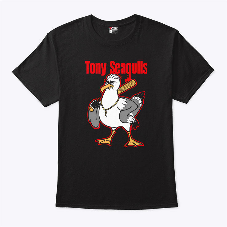 Jared Carrabis Tony Seagulls T Shirt