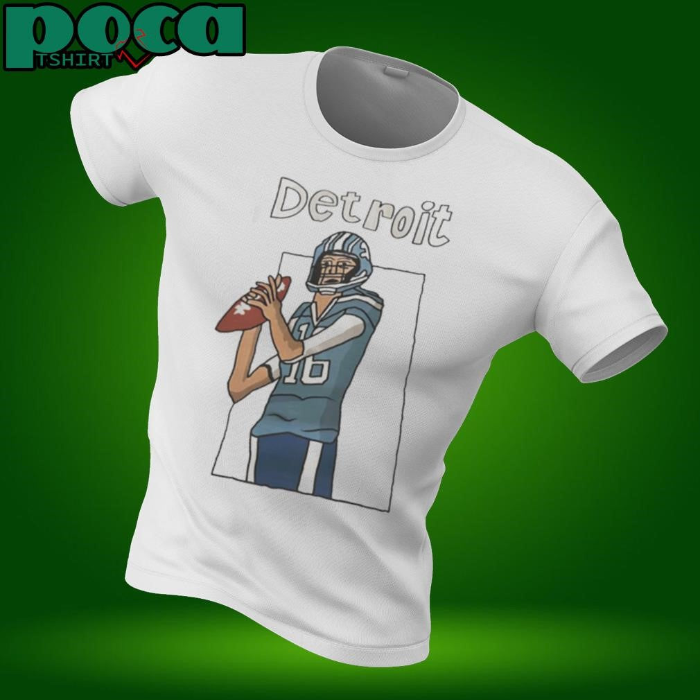 Jared Thomas Goff Detroit Lions football player art shirt