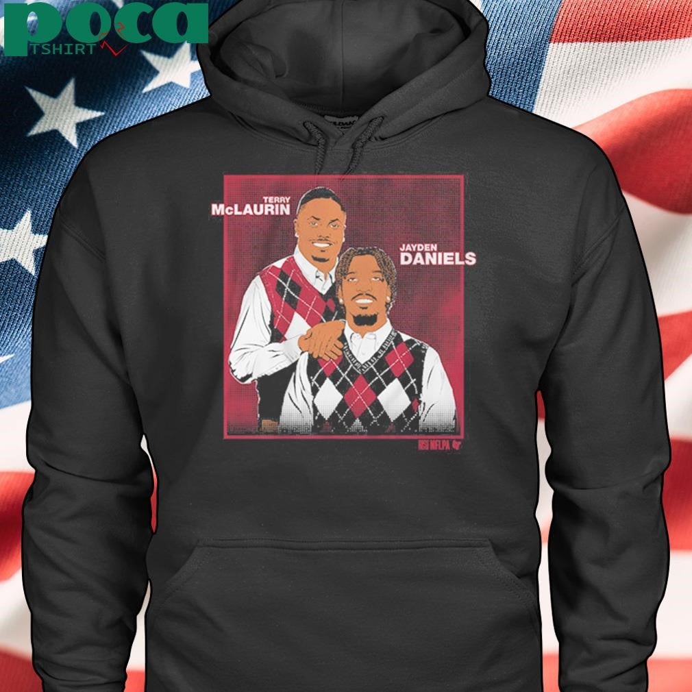 Jayden Daniels And Terry McLaurin Family Portrait Shirt